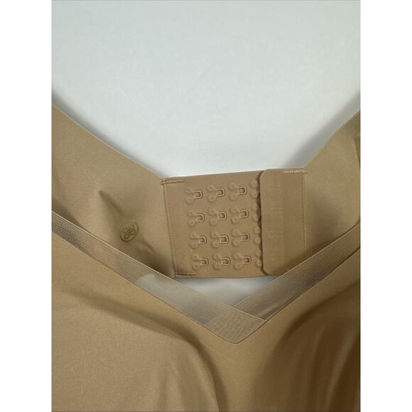 Honeylove Bra Crossover V Neck Nude Wireless w/ Removal Pads 2X 42C/D - Picture 4 of 12